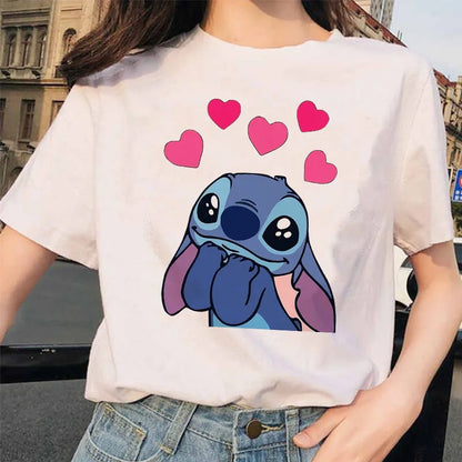 Vintage Disney Stitch Cartoon T-Shirt