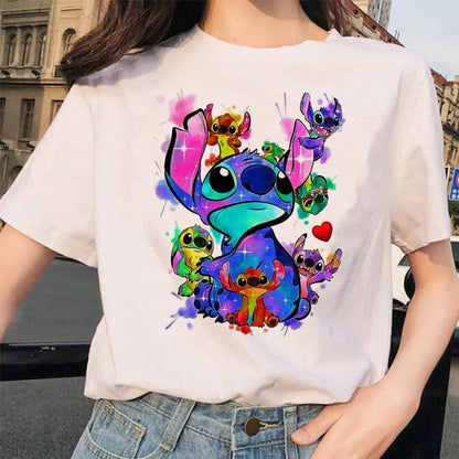 Vintage Disney Stitch Cartoon T-Shirt