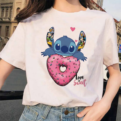 Vintage Disney Stitch Cartoon T-Shirt