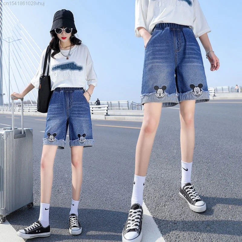 Disney Mickey Mouse Denim Shorts